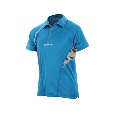 BABOLT POLO HALF ZIP PERF BOY BLUE 42S1369