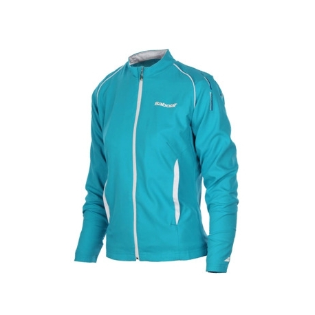 BABOLAT JACKET MC W 41S1425 TURQUOISE BLUE