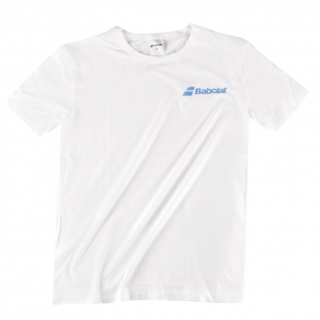 BABOLAT T SHIRT PROMO BVS JR WHITE TennisOutlet.lt